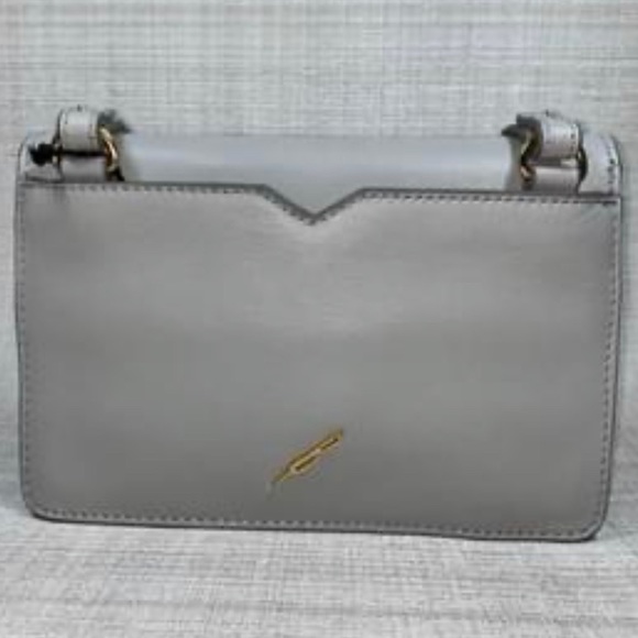 Brian Atwood grey side bag - Picture 2 of 2